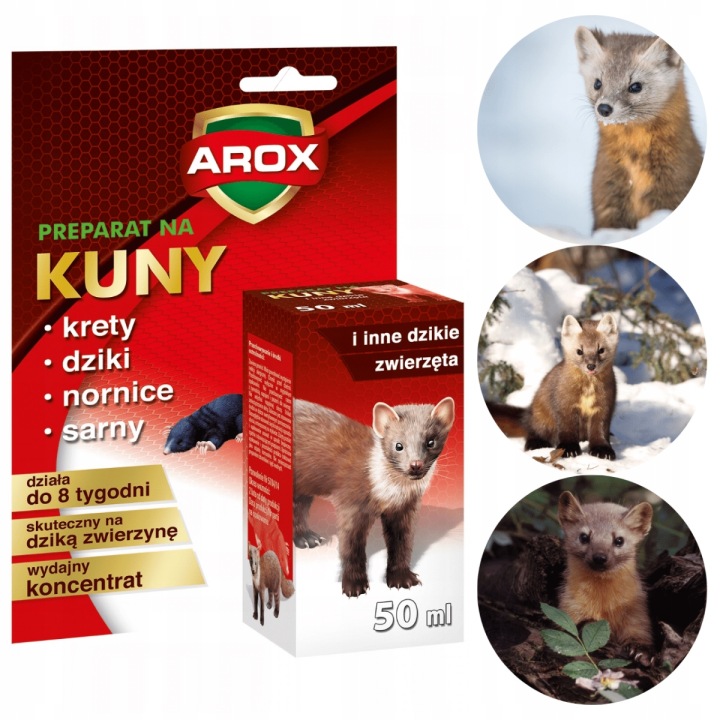 Repelent AGRECOL AROX 50 ml proti kunám, krtkom a zveri